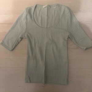 Doen Light Green Knit Top